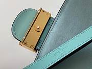 Louis Vuitton Dauphine MM Calfskin Leather In Blue 25cm - 5