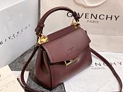Givenchy Mini Mystic Bag In Wine BB50C Size 20x19x7cm - 5