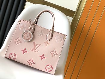 Louis Vuitton Onthego Monnogram In Pink M45659 Size 35cm