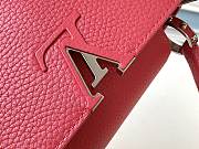 Louis Vuitton Capucines BB In Red M94634 Size 27x18x9cm - 6
