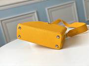 Louis Vuitton Capucines BB In Bold Yellow M94634 Size 27x18x9cm - 4