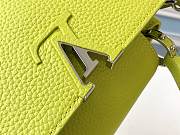 Louis Vuitton Capucines BB In Neon Green Color M94634 Size 27x18x9cm - 5