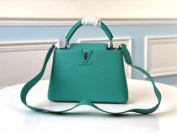 Louis Vuitton Capucines BB In Blue M94634 Size 27x18x9cm