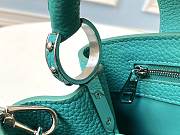 Louis Vuitton Capucines BB In Blue M94634 Size 27x18x9cm - 3