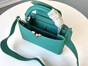 Louis Vuitton Capucines BB In Blue M94634 Size 27x18x9cm - 4