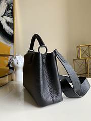 Louis Vuitton Capucines BB In Black M94634 Size 27x18x9cm - 5