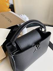 Louis Vuitton Capucines BB In Black M94634 Size 27x18x9cm - 3