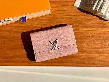 Louis Vuitton Capucines XS Wallet In Pink M68587 Size 13x9cm