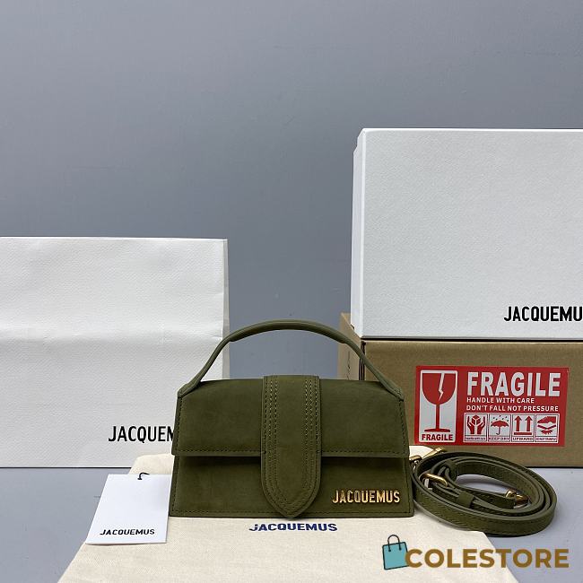 Jacquemus Le Grand Bambino Bag In Green 213BA Size 18x6x7cm - 1