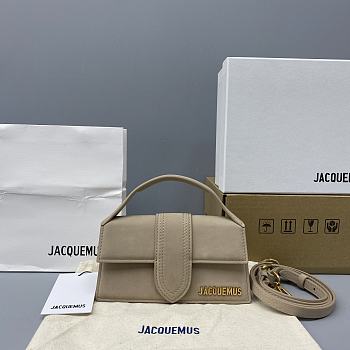 Jacquemus Le Grand Bambino Bag In Grey 213BA Size 18x6x7cm