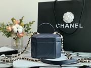Chanel Small Vanity Case Style In Blue AS2630 Size 15x10x11cm - 3