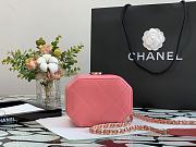 Chanel Small Vanity Case Style In Pink AS2630 Size 15x10x11cm - 2
