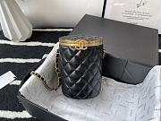 Chanel Lambskin Box Bag AS2641 Size 16cm - 4