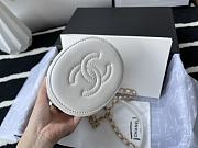 Chanel Lambskin Box Bag In White AS2641 Size 16cm - 5