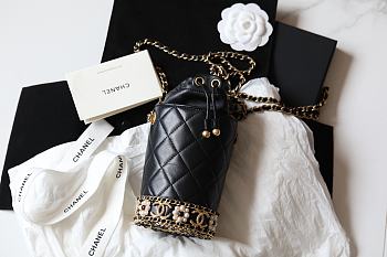 Chanel Lambskin Bucket Bag 