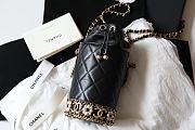 Chanel Lambskin Bucket Bag  - 2