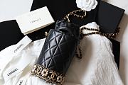 Chanel Lambskin Bucket Bag  - 3