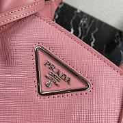 Prada Saffiano Leather Kristen Bag In Pink 1BA297 Size 26x20x13.5cm - 2