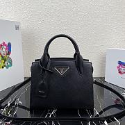 Prada Saffiano Leather Kristen Bag In Black 1BA297 Size 26x20x13.5cm - 1