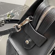 Prada Saffiano Leather Kristen Bag In Black 1BA297 Size 26x20x13.5cm - 5