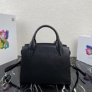 Prada Saffiano Leather Kristen Bag In Black 1BA297 Size 26x20x13.5cm - 6