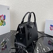 Prada Saffiano Leather Kristen Bag In Black 1BA297 Size 26x20x13.5cm - 2