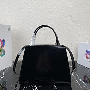 Prada Brushed Leather Hand Bag 1BA321 Size 31x23x14cm  - 2