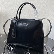 Prada Brushed Leather Hand Bag 1BA321 Size 31x23x14cm  - 3