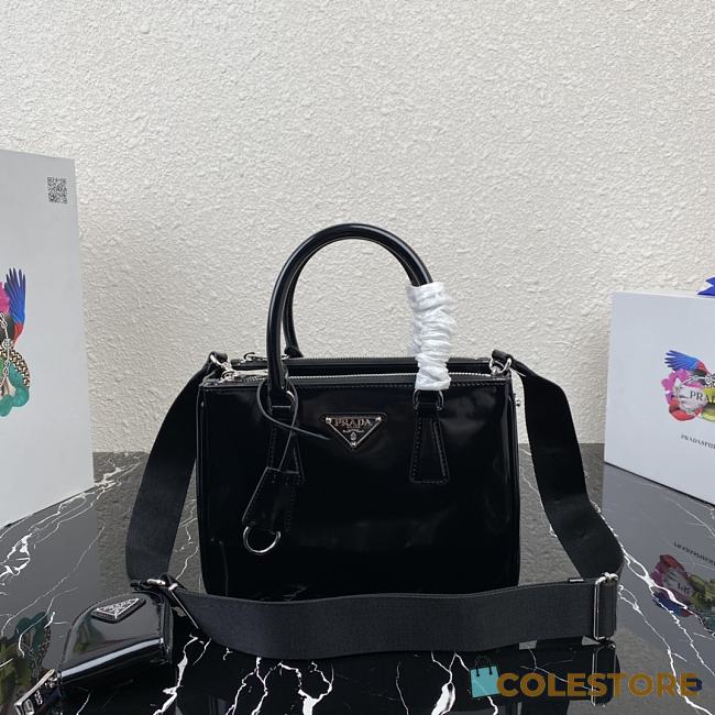 Prada Brushed Leather Hand Bag 1BA896 Size 24x17x11cm - 1