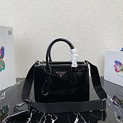 Prada Brushed Leather Hand Bag 1BA896 Size 24x17x11cm - 1