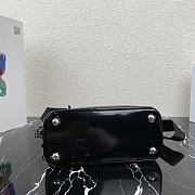Prada Brushed Leather Hand Bag 1BA896 Size 24x17x11cm - 3