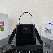 Prada Brushed Leather Bucket Bag 1BA319 Size 22x23x13cm - 1