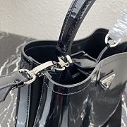 Prada Brushed Leather Bucket Bag 1BA319 Size 22x23x13cm - 5