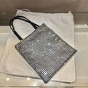 Prada Bucket Bag Shinny Super Stone 1N6608 Size 18x20cm - 6