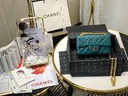 Chanel 2.55 Mini Bag In Blue AS0874 Size 20cm - 1