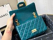 Chanel 2.55 Mini Bag In Blue AS0874 Size 20cm - 6