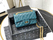 Chanel 2.55 Mini Bag In Blue AS0874 Size 20cm - 5