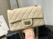 Chanel 2.55 Mini Bag In Beige AS0874 Size 20cm - 5