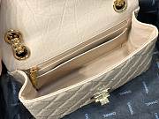 Chanel 2.55 Mini Bag In Beige AS0874 Size 20cm - 3