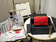 Chanel 2.55 Mini Bag In Red AS0874 Size 20cm - 4