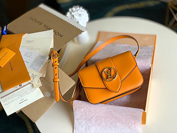 Louis Vuitton Pont 9 In Orange M55948 Size 23x15x8cm