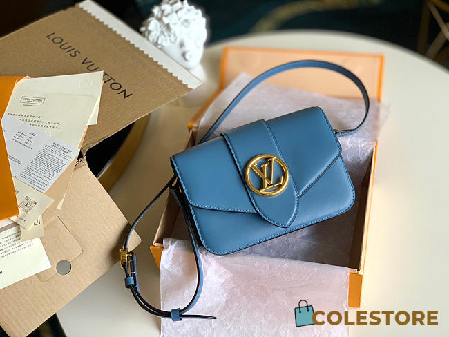 Louis Vuitton Pont 9 In Blue M55948 Size 23x15x8cm - 1