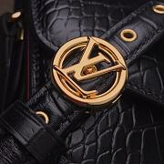 Louis Vuitton Pont 9 In Black Crocodile M55948 Size 23x15x8cm - 6