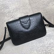 Louis Vuitton Pont 9 In Black Crocodile M55948 Size 23x15x8cm - 3