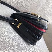 Louis Vuitton Pont 9 In Black Crocodile M55948 Size 23x15x8cm - 2