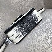 Louis Vuitton Pont 9 In Black&White Crocodile M55948 Size 23x15x8cm - 5