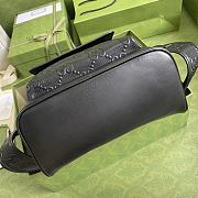 Gucci GG Embossed Backpack In Black 658579 Size 27×37×13cm - 4
