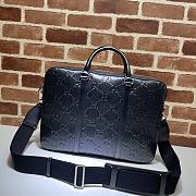 Gucci GG Embossed Briefcase 658573 Size 40×29×6cm - 2