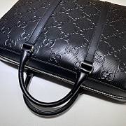 Gucci GG Embossed Briefcase 658573 Size 40×29×6cm - 6