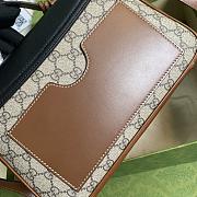 Gucci Padlock Shoulder Bag In Black 644527 Size 27.5x18x6cm - 4